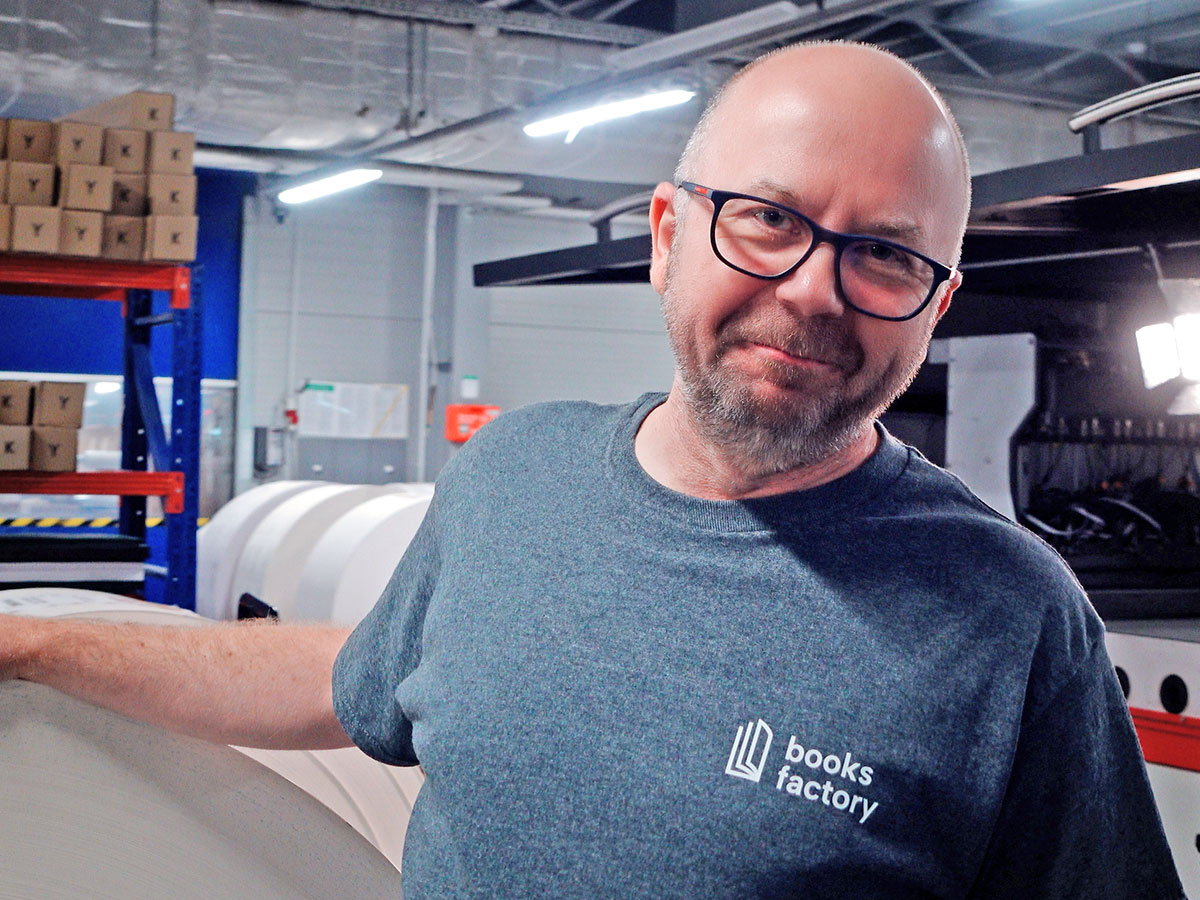 Daniel Krzanowski, CEO Books Factory.