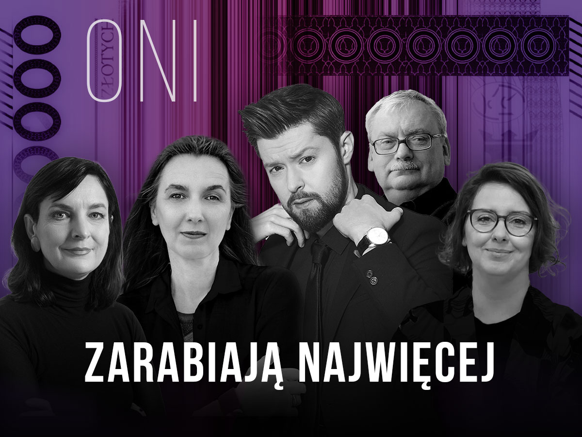 Grafika przedstawia najlepiej zarabiających polskich pisarzy w 2024 roku.