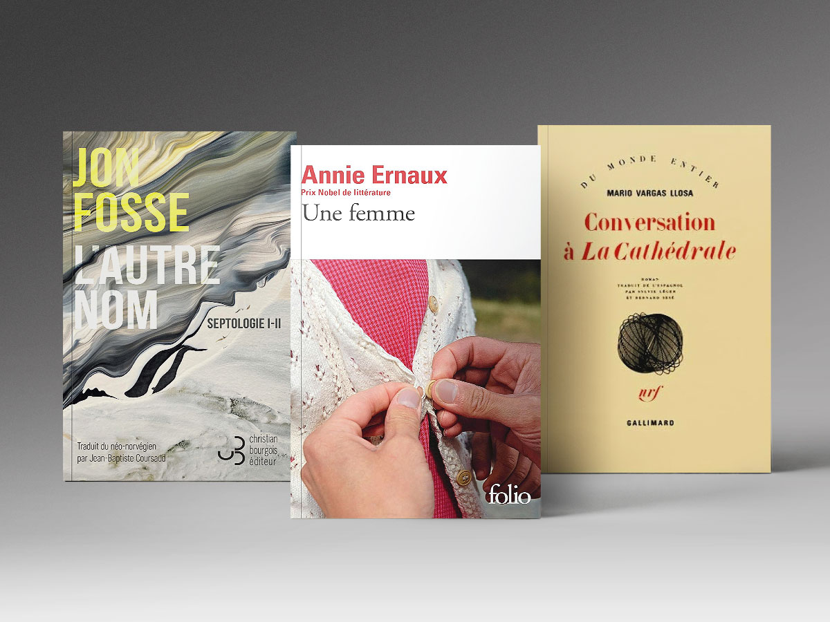 Trois livres : L'autre nom, Une femme et Conversation à « La Cathédrale »