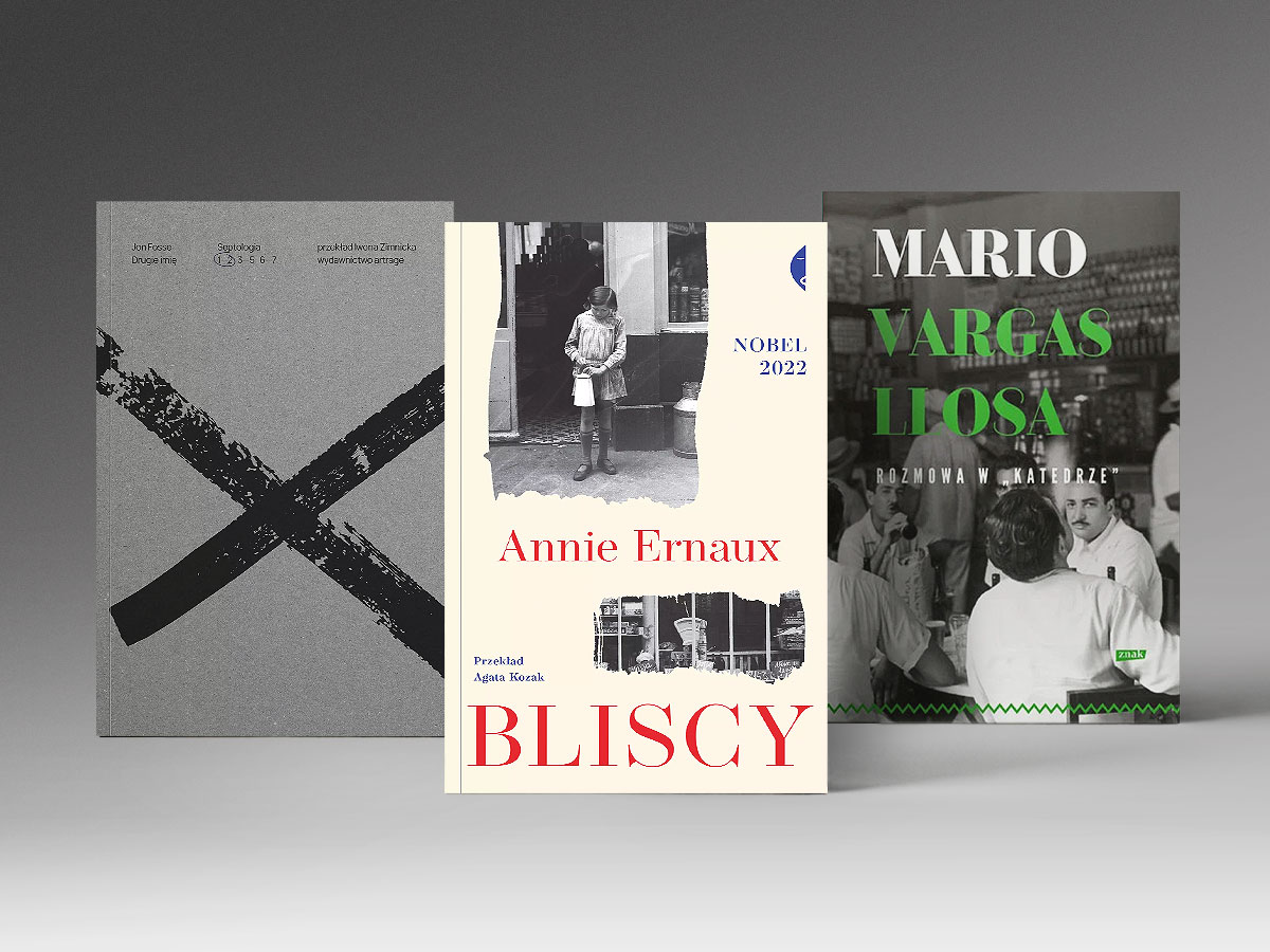 Trzy książki: Drugie Imię, Bliscy oraz Rozmowa w Katedrze