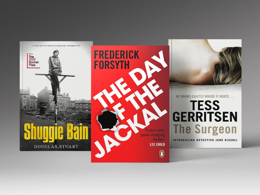 Three books: Shuggie Bain, The Surgeon and The Day of the Jackal