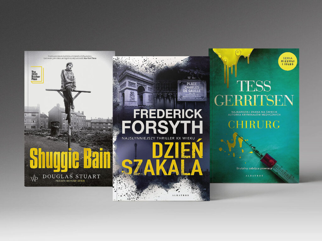 Trzy książki: Shuggie Bain, Dzień Szakala i Chirurg.