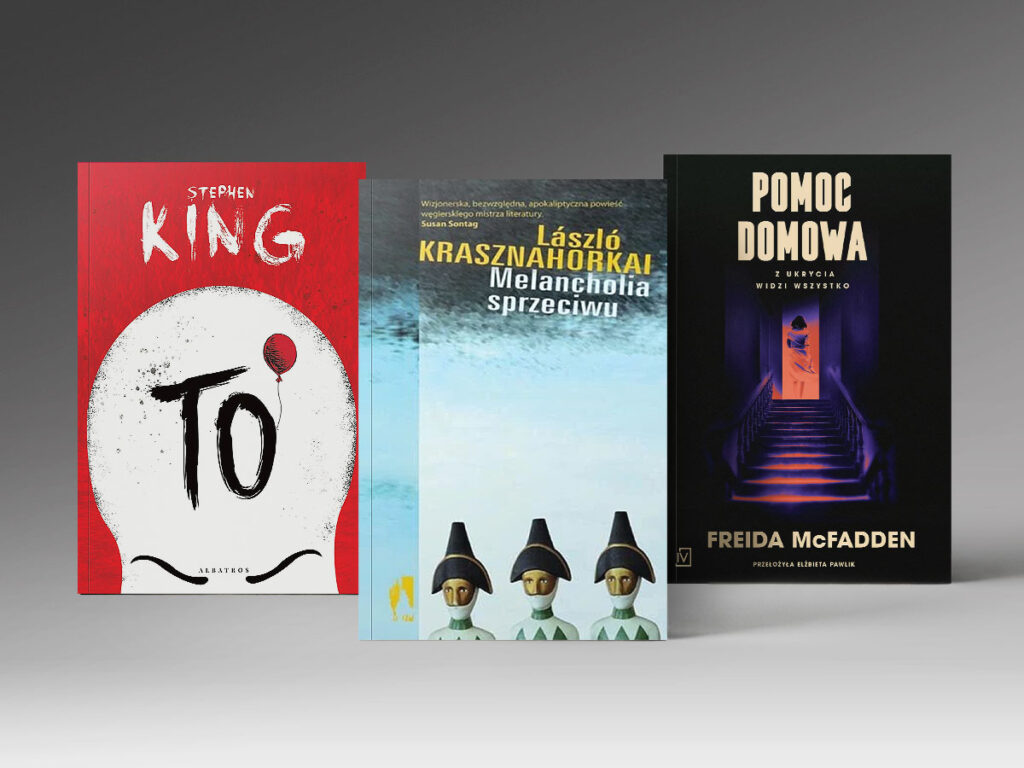 Trzy książki: To, Melancholia sprzeciwu, Pomoc domowa