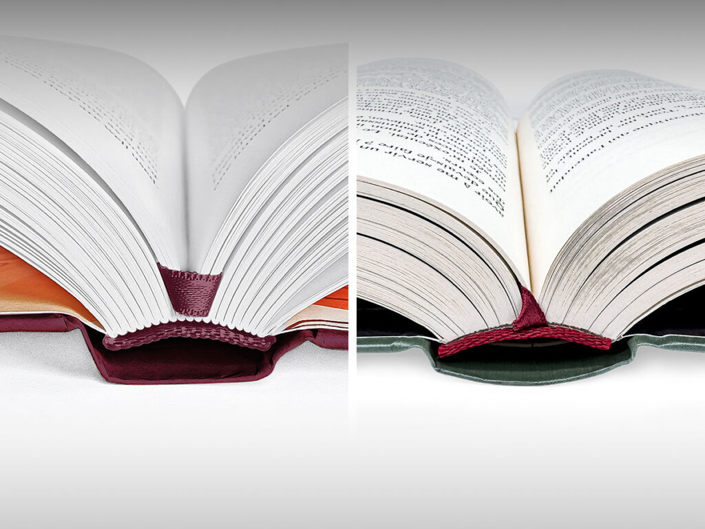 Quel type de reliure choisir : reliure cousue ou reliure collée ?