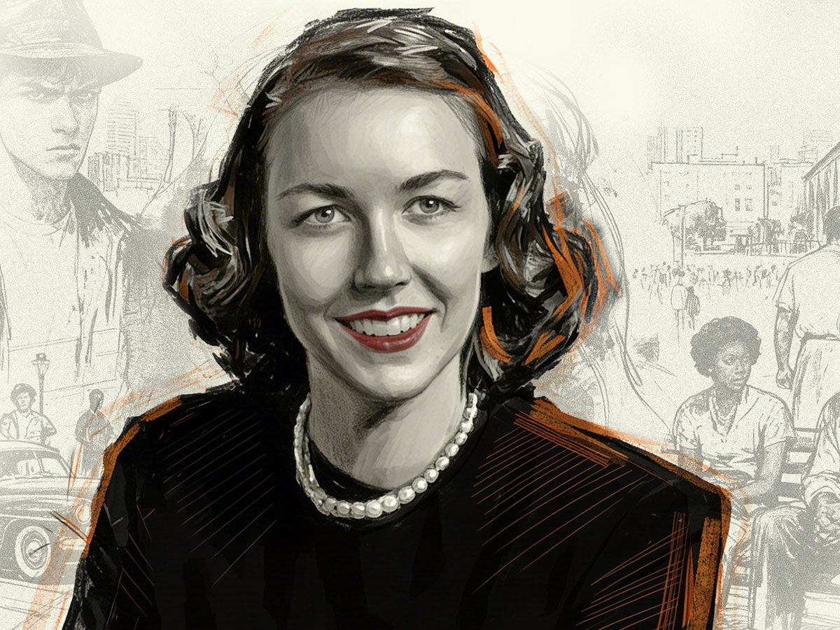 Pisarka Flannery O'Connor i motywy z jej opowiadań.