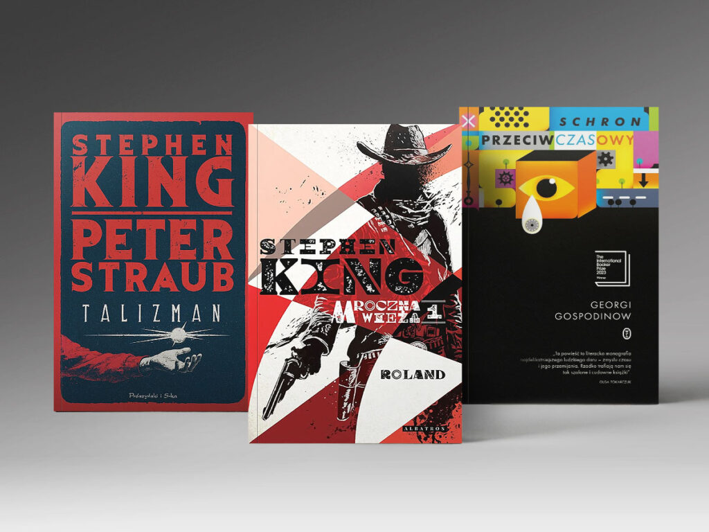 3 książki: Roland, Talizman i Schron przeciwczasowy.