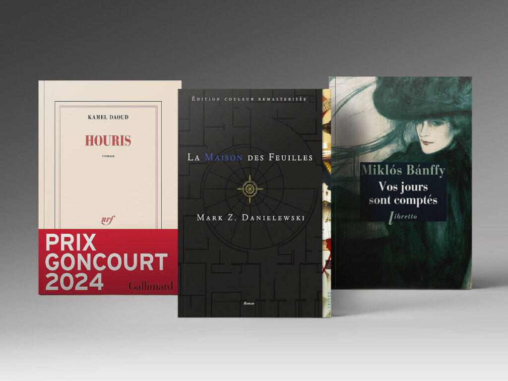 Trois livres : Houris, La Maison des feuilles, Vos jours sont comptés 